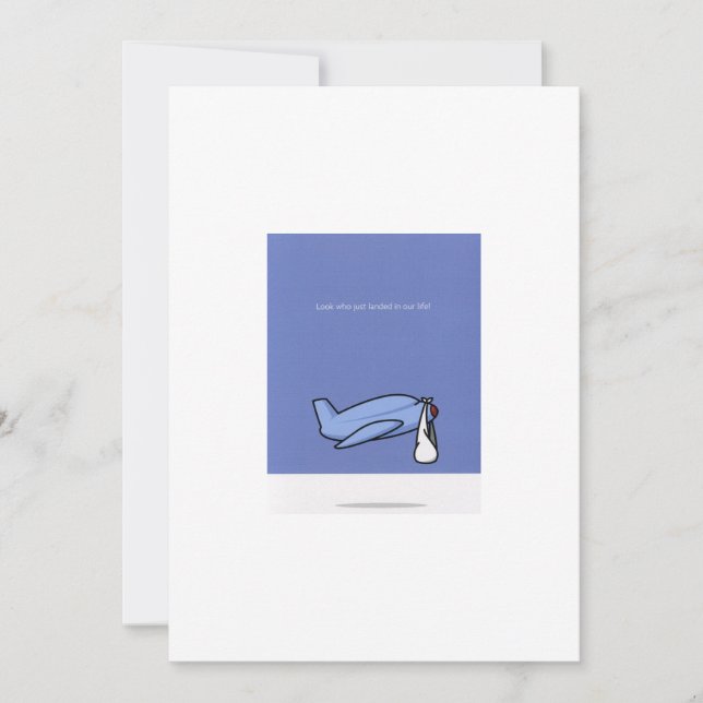 Anúncio de adoção de entrega de avião (Frente)