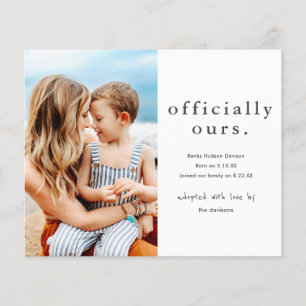 Anúncio de Adoção de Foto do Orçamento