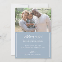 Anúncio de Adoção - Faixa Azul e Branca