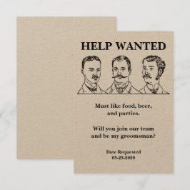 Anúncio de Ajuda Procurada para Padrinho