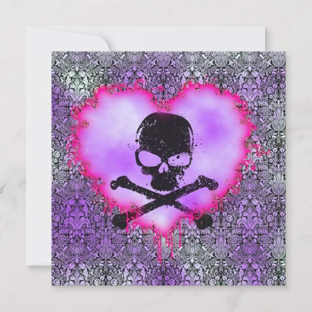 Anúncio de Aniversário de 16 anos Elegante Veneno  (Frente)