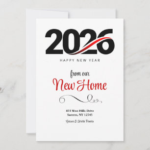 Anúncio de Ano Novo 2026 Casa Nova/