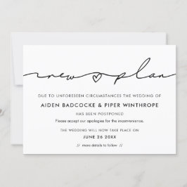 Anúncio de atualização de data de novos planos de 