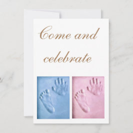 Anúncio de Bebê Cartão de Natal Plano