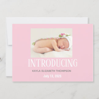 Anúncio de Bebê com Foto Personalizada