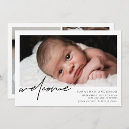 Anúncio de Bebê de Boas-Vindas
