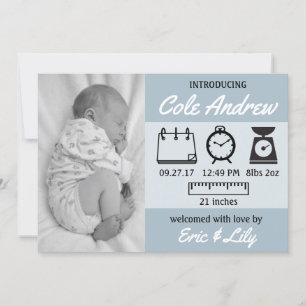 Anúncio de Bebê de Estatísticas