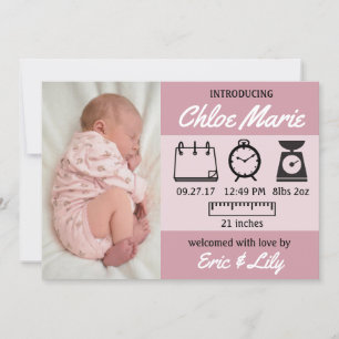 Anúncio de Bebê de Estatísticas