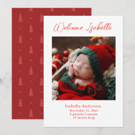 Anúncio de Bebê de Natal