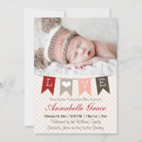 Anúncio de bebê Namorados de banner de amor