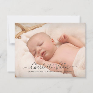 Anúncio de Bebê Nascimento 2 Fotos