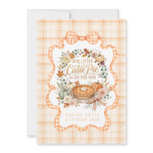 Anúncio de Bebê Torta de Abóbora Cutie Pie
