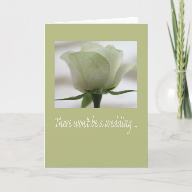 Anúncio de cancelamento de casamento (Frente)