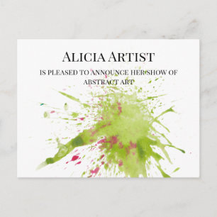 ANÚNCIO DE CARTÃO POSTAL DA GALERIA DE ARTES