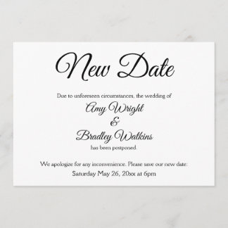 Anúncio de casamento adiado pelo Elegante "New Dat