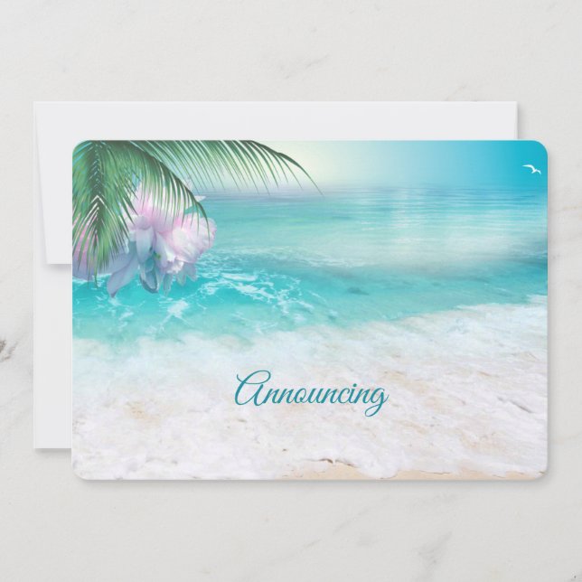 ANÚNCIO DE CASAMENTO ÁGUAS DO OCEANO BRILHANTES (Frente)