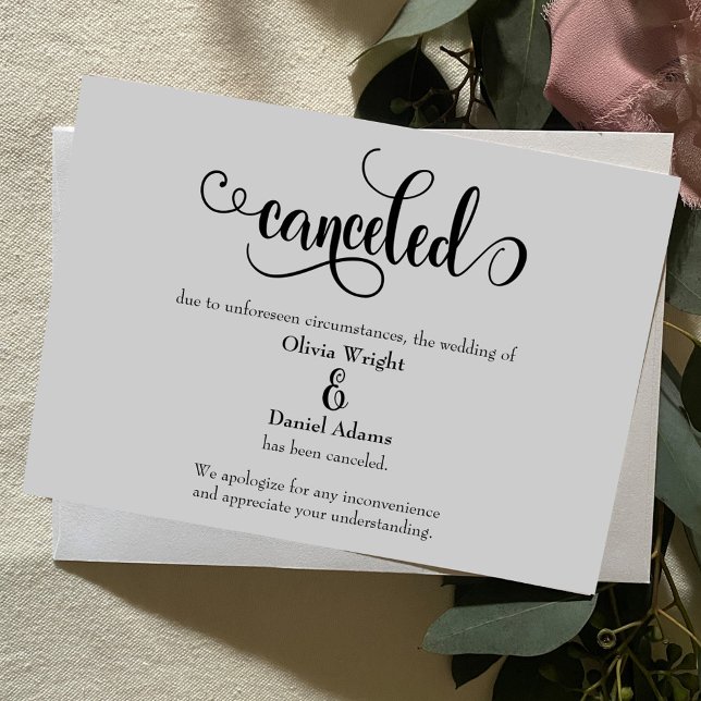 Anúncio de Casamento Cancelado com Roteiro Elabora (Criador carregado)