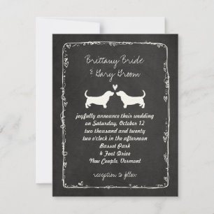 Anúncio de Casamento de Basset Hounds