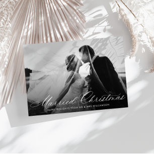 anúncio de casamento de feriado de caligrafia bra