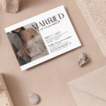 Anúncio de Casamento de Foto 2 Casado Minimalista<br><div class="desc">Ei, adivinha? 🥳 você não vai acreditar nesta notícia incrível! Temos algo tão legal para compartilhar com você. Você vai adorar! 💍 Então, imaginem isto: Vocês acabaram de dizer aqueles mágicos "Eu faço" 💑 e agora é hora de espalhar o amor por amigos e fam. Mas não estamos a falar...</div>