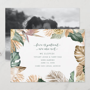 Anúncio de casamento de fotos da praia
