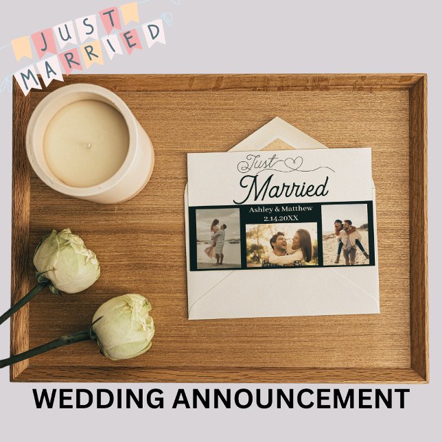 Anúncio de casamento de fotos do recem casados 3 (Criador carregado)