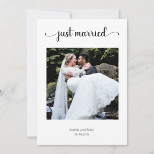 Anúncio de casamento de fotos em luzes brancas e p