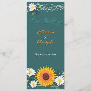 Anúncio de Casamento de Girassol e Margarida