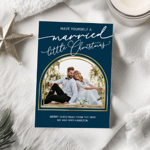 Anúncio de Casamento de Natal Casado