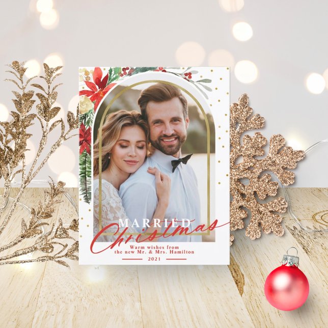 Anúncio de casamento de Natal casado (Criador carregado)