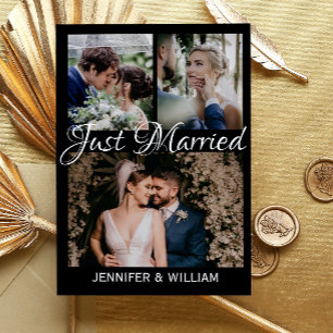 Anúncio de casamento do Recem casados Collage