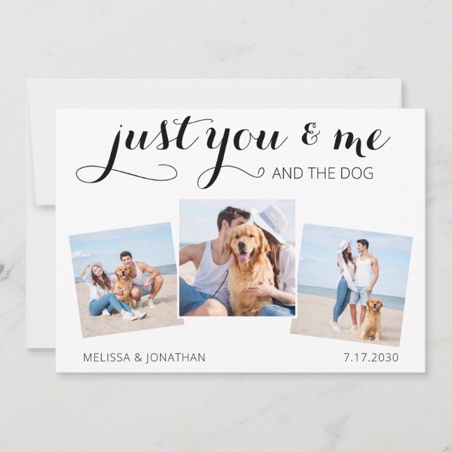 Anúncio de casamento do Recem casados de Fotografi (Frente)