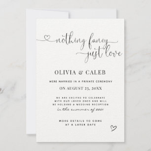 Anúncio de Casamento Eloped