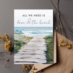 Anúncio de Casamento em uma Praia da Nova Inglater