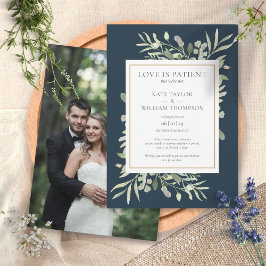 Anúncio de Casamento Fuga Paciente de Amor