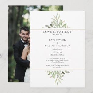 Anúncio de Casamento Furtivo: O Amor é Paciente