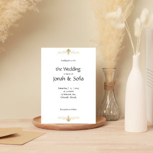 Anúncio de Casamento Informal