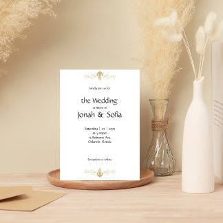 Anúncio de Casamento Informal