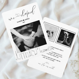 Anúncio de Casamento Intimo Moderno | Tóquio