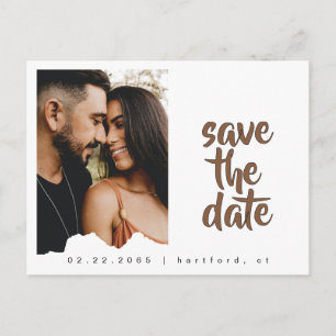 Anúncio de Casamento Moderno II de Foto de Casal