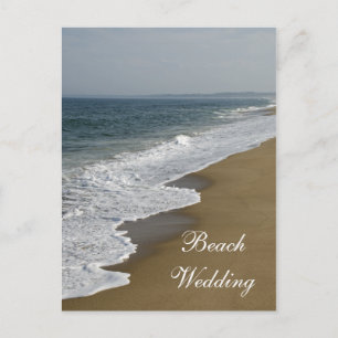 Anúncio de Casamento na Praia e no Oceano - Save t