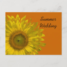 Anúncio de casamento no verão de Orange