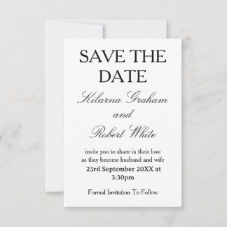Anúncio de casamento personalizado com foto modern