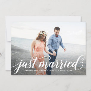 Anúncio de casamento romântico