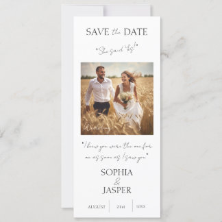 Anúncio de Casamento Salve a Data