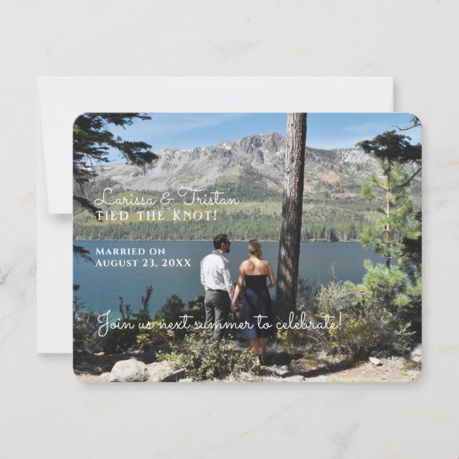 Anúncio de Casamento Salve a Data (Frente)