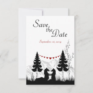Anúncio de Casamento ursos da montanha salvam a da