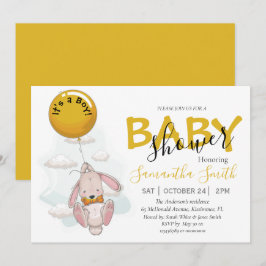 Anúncio de Chá de fraldas do Barão-Barão-Baixo Bal