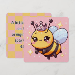 Anúncio de Chás de Bebê da Rainha Abelha Caprichos