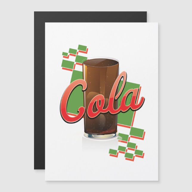 Anúncio de Cola Vintage (Frente/Verso)